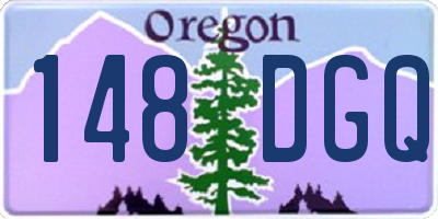 OR license plate 148DGQ