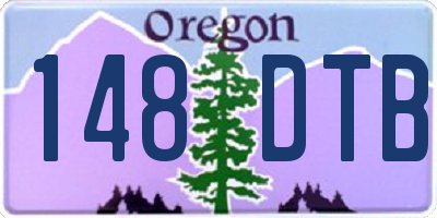 OR license plate 148DTB