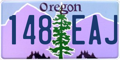 OR license plate 148EAJ