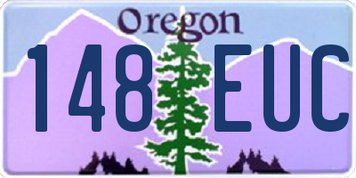 OR license plate 148EUC