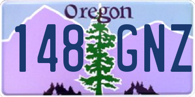 OR license plate 148GNZ