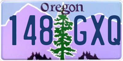 OR license plate 148GXQ