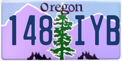 OR license plate 148IYB