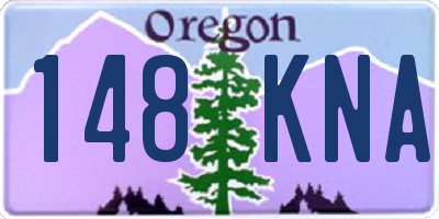 OR license plate 148KNA