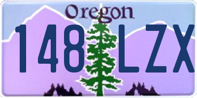 OR license plate 148LZX
