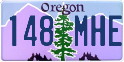 OR license plate 148MHE