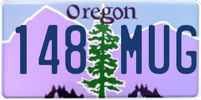 OR license plate 148MUG