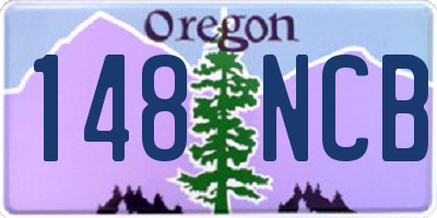 OR license plate 148NCB