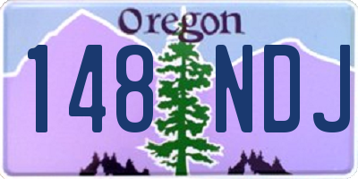 OR license plate 148NDJ