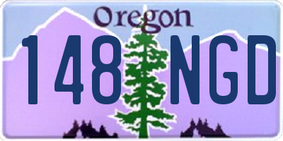 OR license plate 148NGD