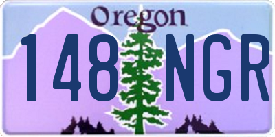 OR license plate 148NGR