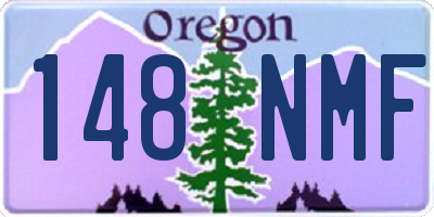 OR license plate 148NMF
