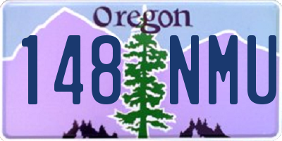 OR license plate 148NMU