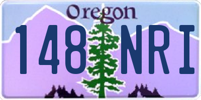 OR license plate 148NRI