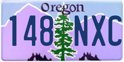 OR license plate 148NXC