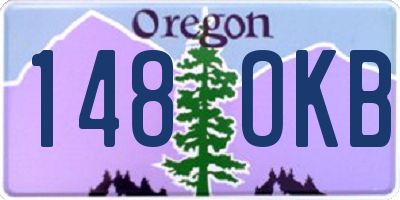OR license plate 148OKB