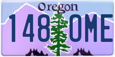 OR license plate 148OME