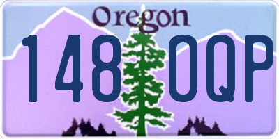 OR license plate 148OQP