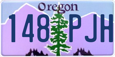 OR license plate 148PJH