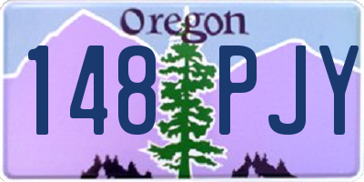 OR license plate 148PJY