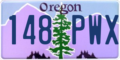 OR license plate 148PWX