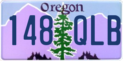 OR license plate 148QLB