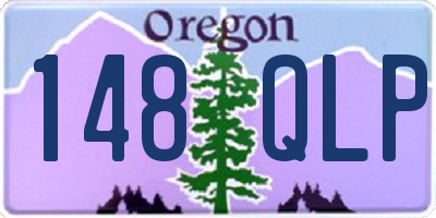 OR license plate 148QLP