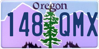 OR license plate 148QMX