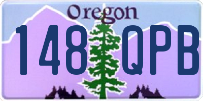 OR license plate 148QPB