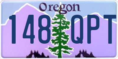 OR license plate 148QPT