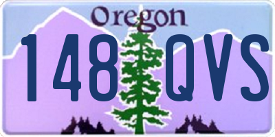 OR license plate 148QVS