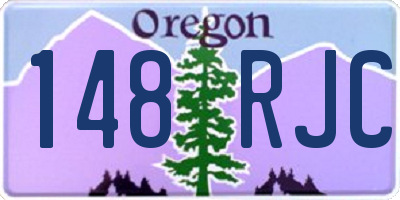 OR license plate 148RJC