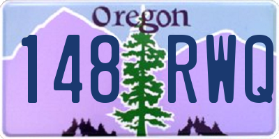OR license plate 148RWQ