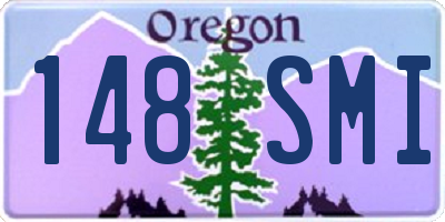 OR license plate 148SMI