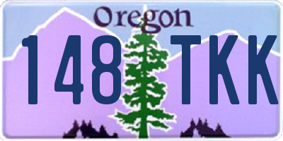 OR license plate 148TKK