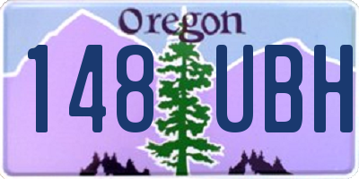 OR license plate 148UBH