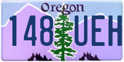 OR license plate 148UEH