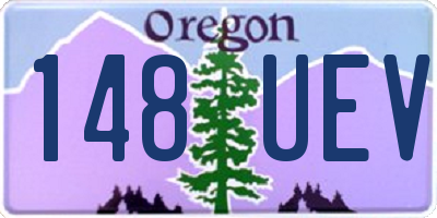 OR license plate 148UEV