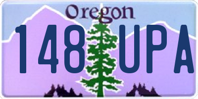 OR license plate 148UPA