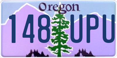 OR license plate 148UPU