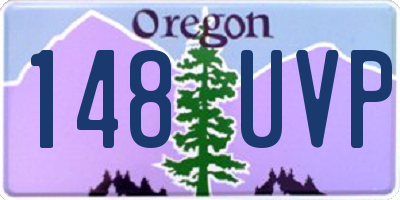 OR license plate 148UVP
