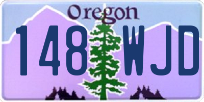 OR license plate 148WJD