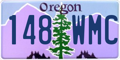 OR license plate 148WMC