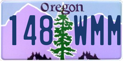 OR license plate 148WMM