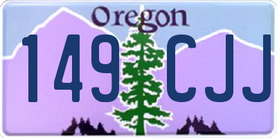 OR license plate 149CJJ
