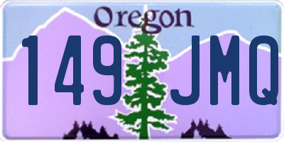 OR license plate 149JMQ