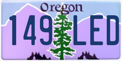 OR license plate 149LED