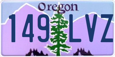 OR license plate 149LVZ