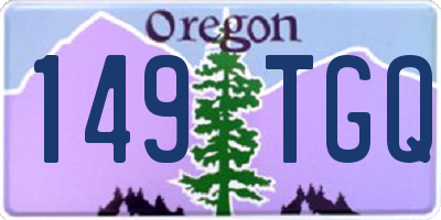 OR license plate 149TGQ