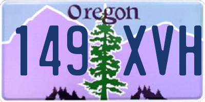 OR license plate 149XVH